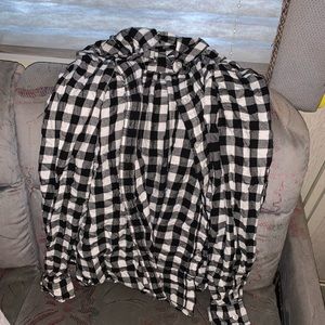 Checked board flannel long sleeve